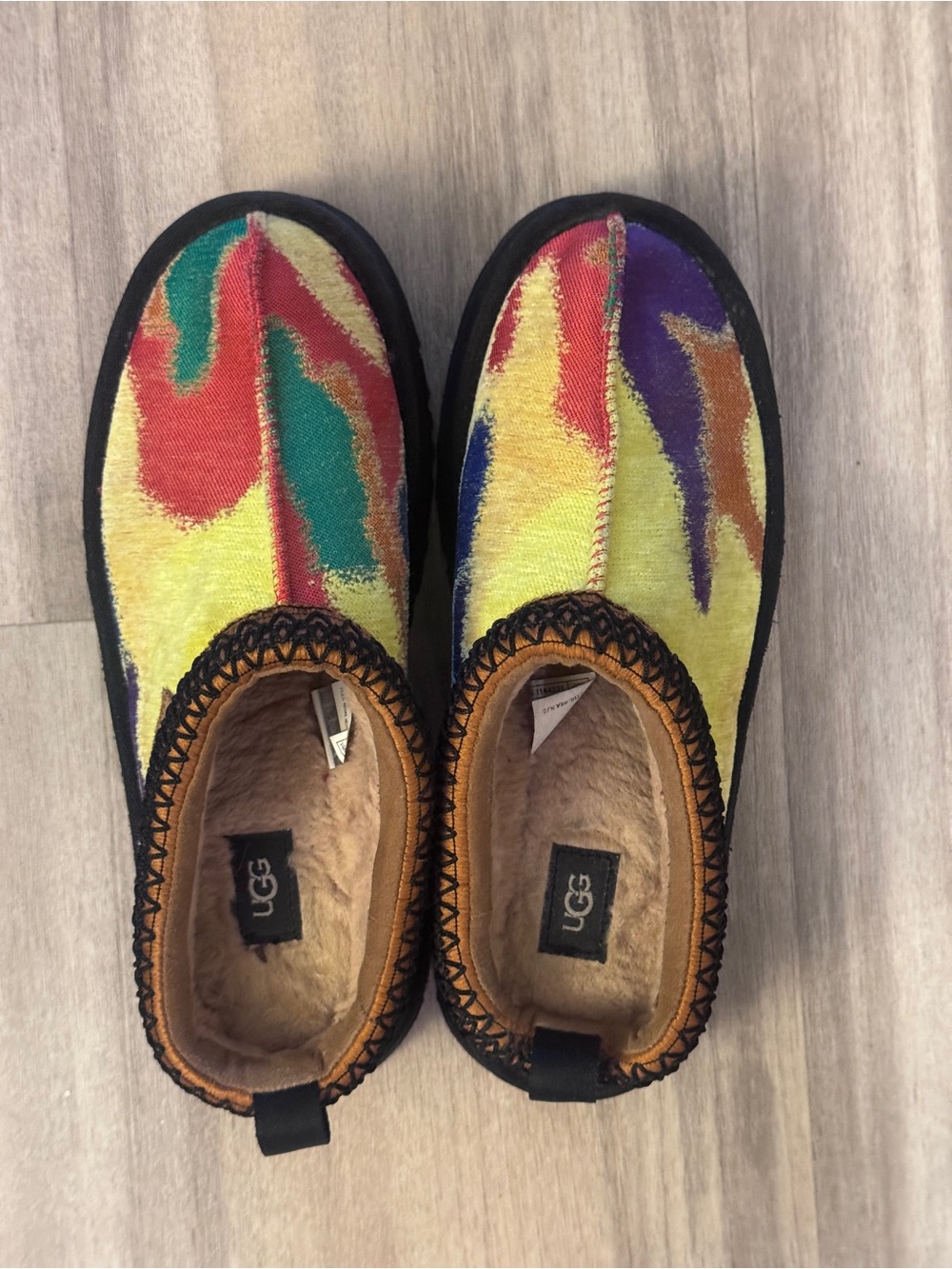 UGG Tazz Pridepop Multi-Color Cozy Slip-On Shoes